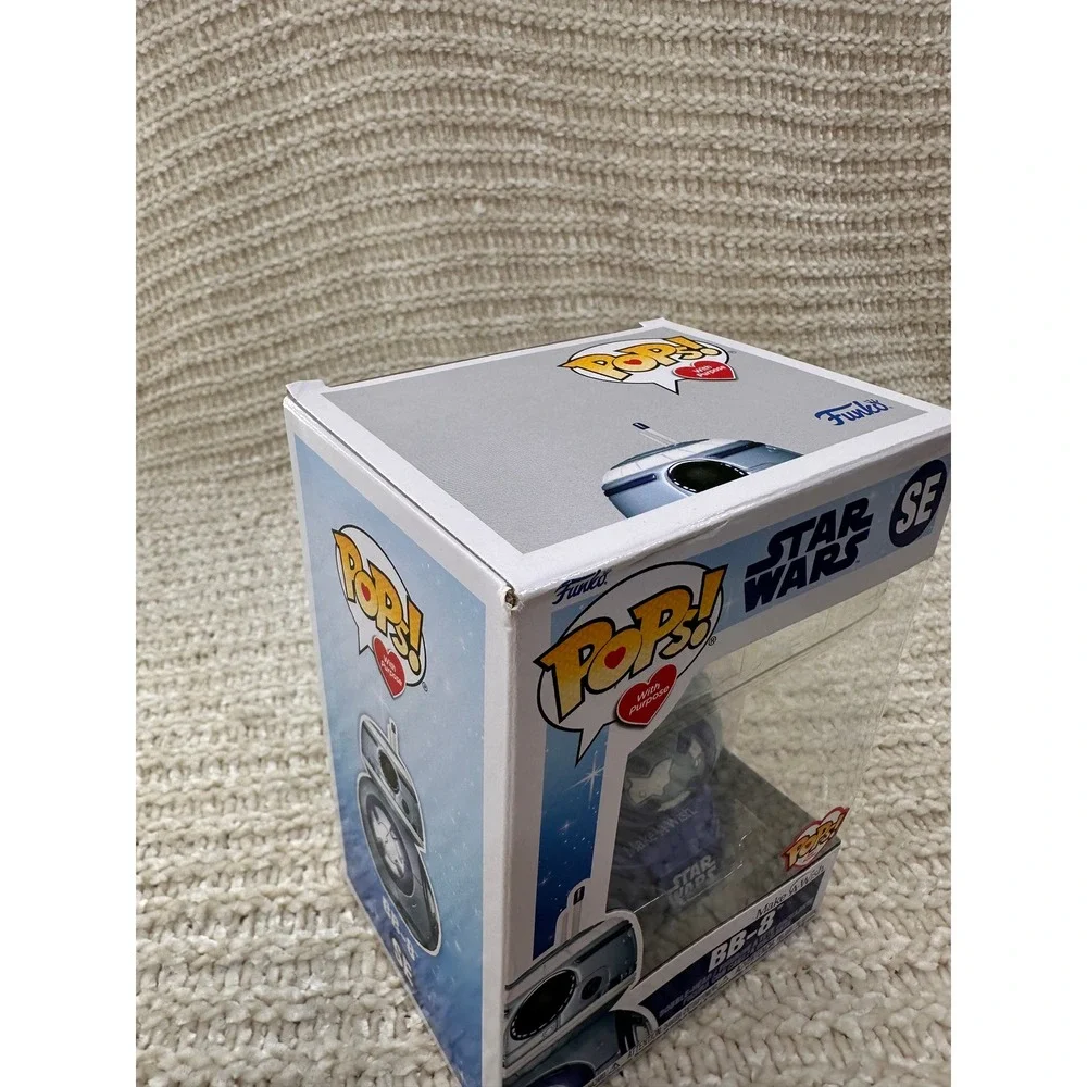 Funko Pop Star Wars Make A Wish BB-8 Stormtrooper Metallic GameStop Exclusive - Picture 14 of 15